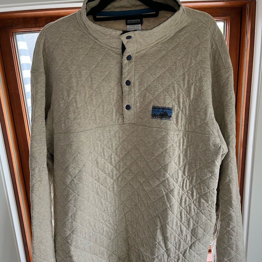 Patagonia Quilted Q-Zip / button XL